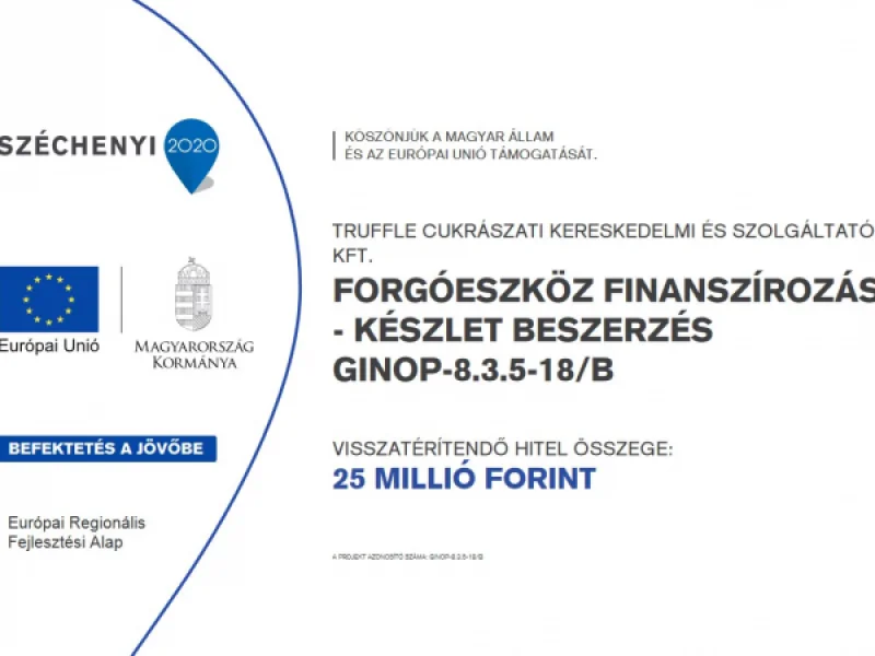 MFB Forgóeszköz finanszírozás GINOP-8.3.5-18/B